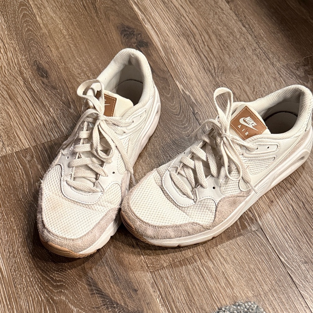 Nike Air Beige and white Sneakers